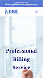 Mobile Screenshot of professionalbillingservice.com